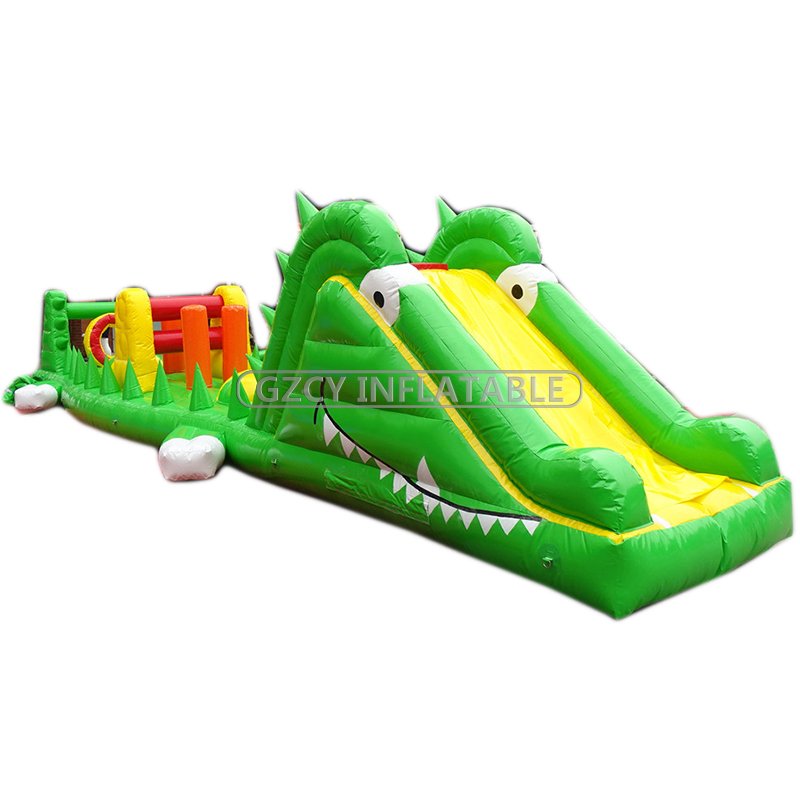 Crocodile Inflatable Obstacle Course Game