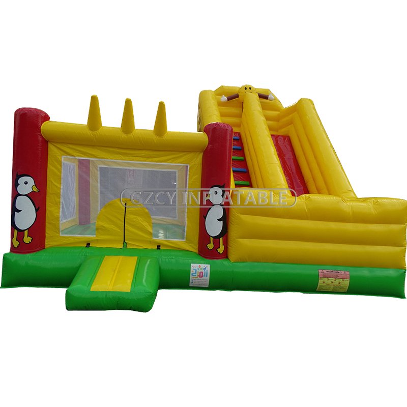 Jump And Slide Bouncer Park Outdoor Inflatable Bounce House Kids Fun Play Backyard