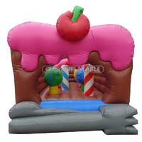 Birthday Parties Inflatable Bouncer, Inflatable Cake Model Bounce House
