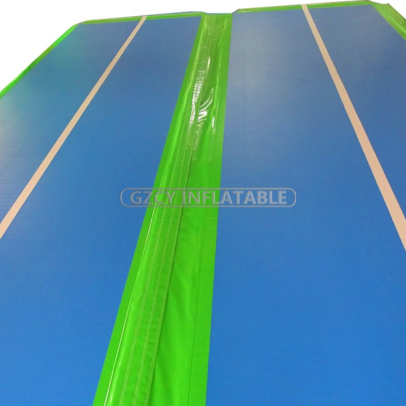 2 in 1 inflatable air tumble track gymnastics mat
