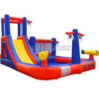 Pirate Theme Inflatable Water Slide For Home Use