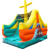 Toboggan Boat Pirate Inflatable Slide