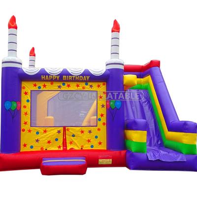 Happy Birthday Cake Inflatable Bouncy Castle