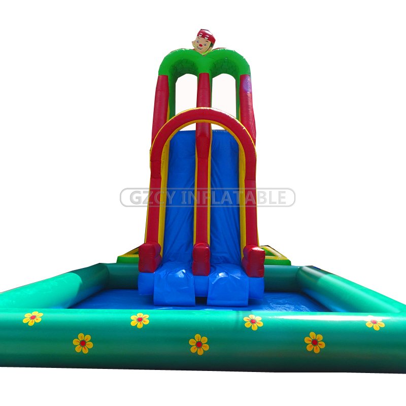 Inflatable Pool With Slide
