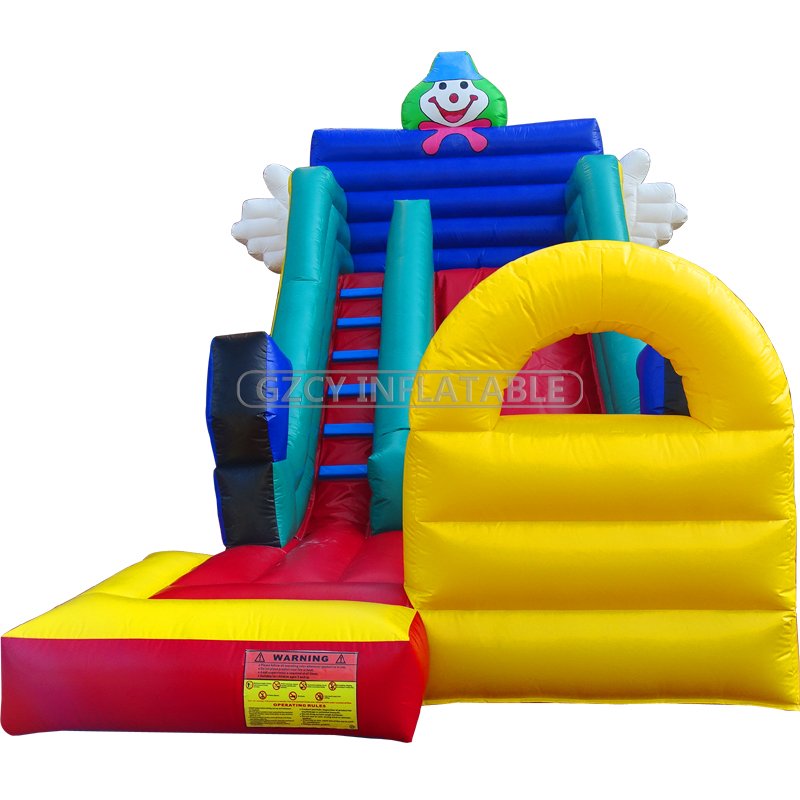 Clown Theme Inflatable Party Slide