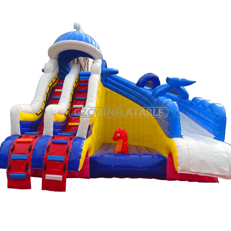 Durable PVC Inflatable Pool Slide For Theme Park Used