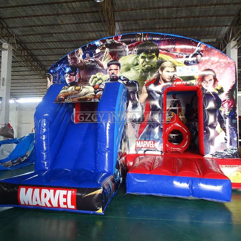 Children Jumping Marvel Cartoon Inflatable Bouncer