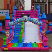 Commercial Mickey Inflatable Slide For Party