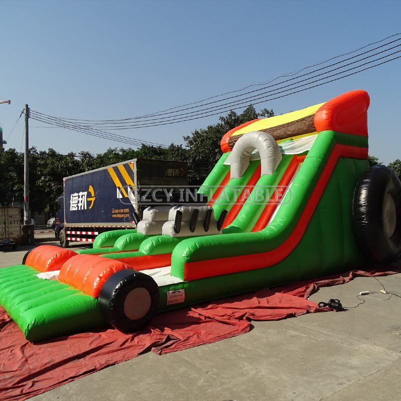 Inflatable Toboggan Car Slide For Kids