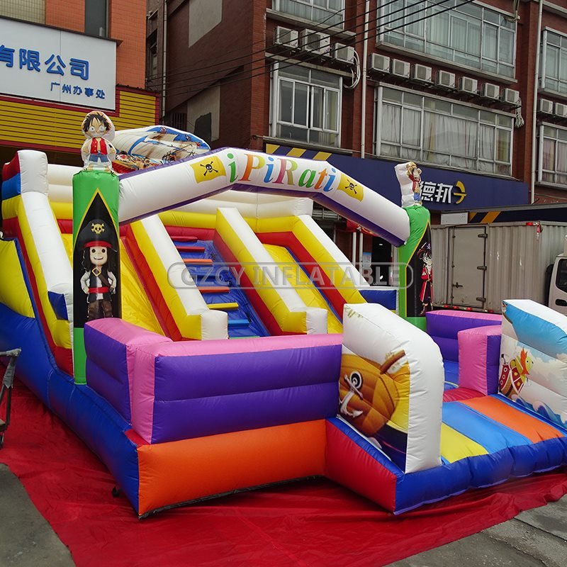 Inflatable Pirate Slide For Children Amusement Park