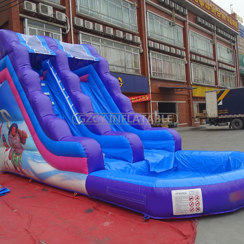 Moana Inflatable Water Slide