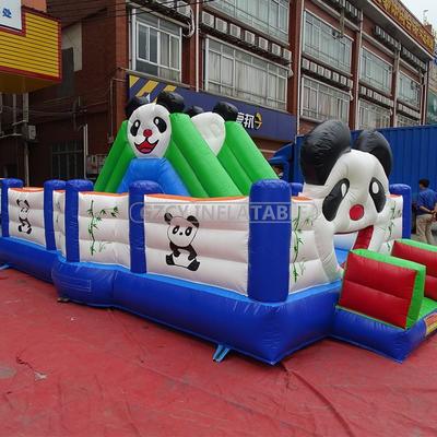 Panda Theme Fun City Kids Outdoor Playground Equipment