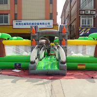 Jungle Theme Kids Inflatable Amusement Park