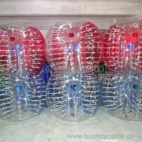 Amazing Blue And Red Air Bouncing Belly Bumper Bubble Soccer Balls