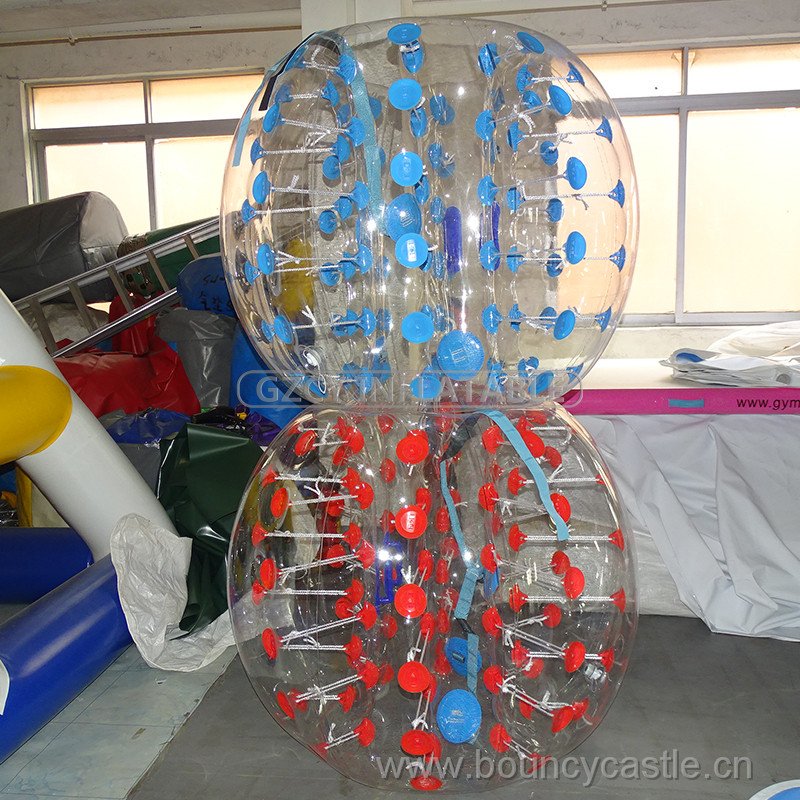 Durable 1.0mmTPU Human Inflatable Bumper Body Zorb Human Bubble Ball