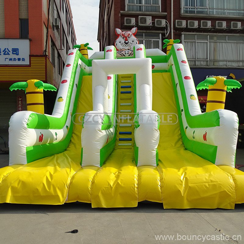 Jungle Theme Inflatable Air Slide