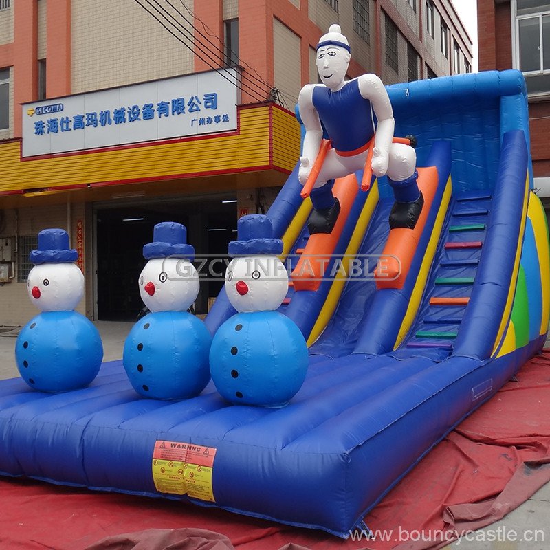 Inflatable Toboggan Cliff Slide For Kids