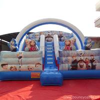 Custom Made Outdoor Kids Inflatable Bouncy Castles Slide