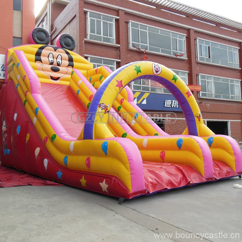 Mickey Blow Up Slide Inflatable Slide Toys For Playground