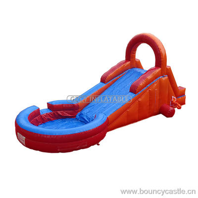 Inflatable Water Slides With Pool For Children