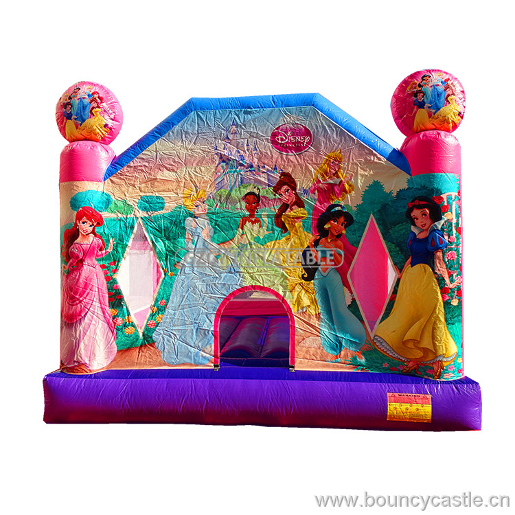 Commercial Grade Girl Themes Inflatable Princess Bouncy Castle House