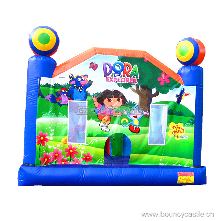 Dora Theme Party Inflatable Bouncer For Toddler