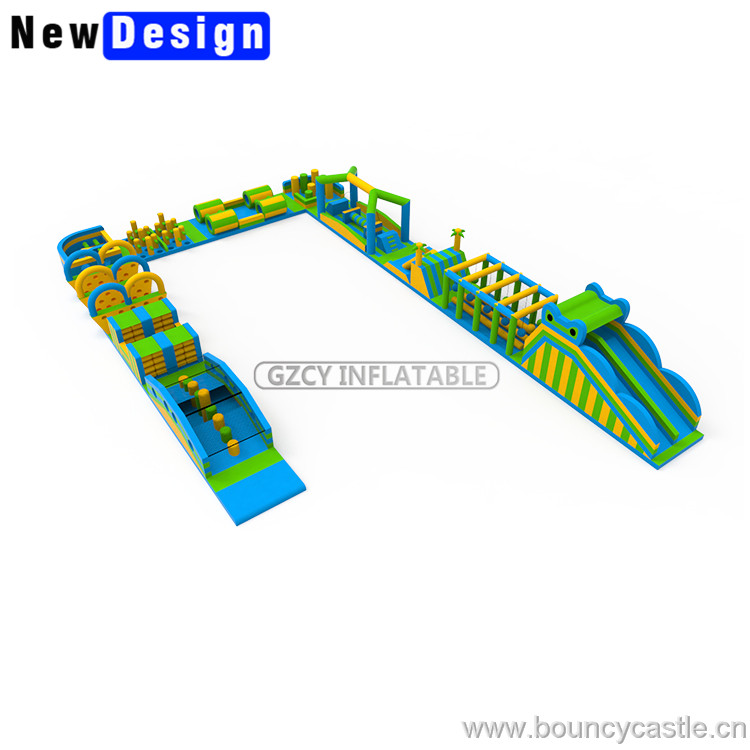 New Design Giant Adult Inflatable Obstacle Course ND26